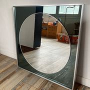 Miroir Space Age Knitter Duro breveté années 70