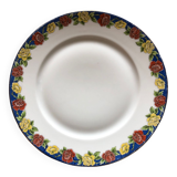 Flat porcelain plate from Limoges F Legrand