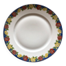 Flat porcelain plate from Limoges F Legrand