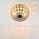 Large Mid-Century Glass Ceiling Light from Limburg, Germany, 1960s