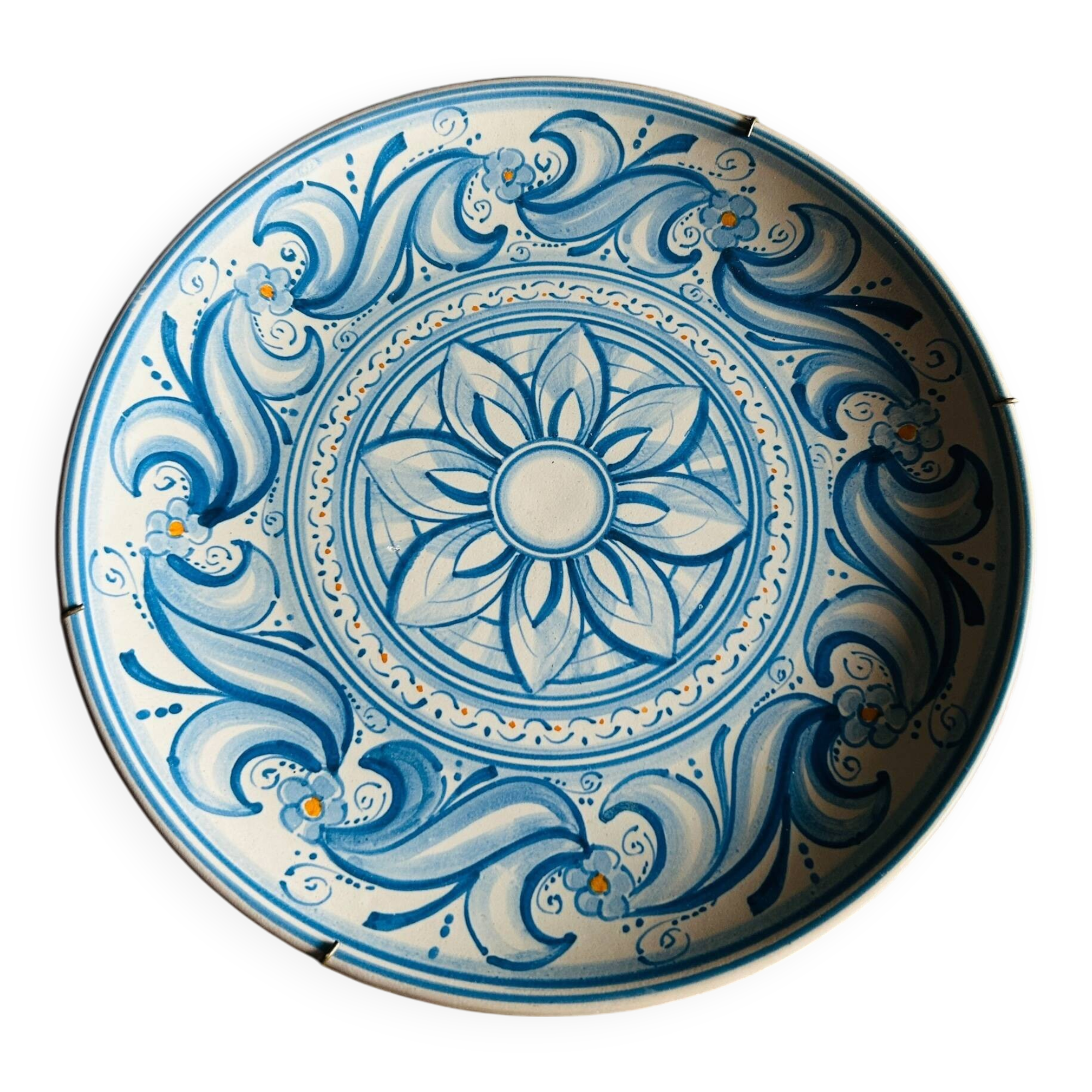 Decorative ceramic plate by Alessi - Caltagirone
