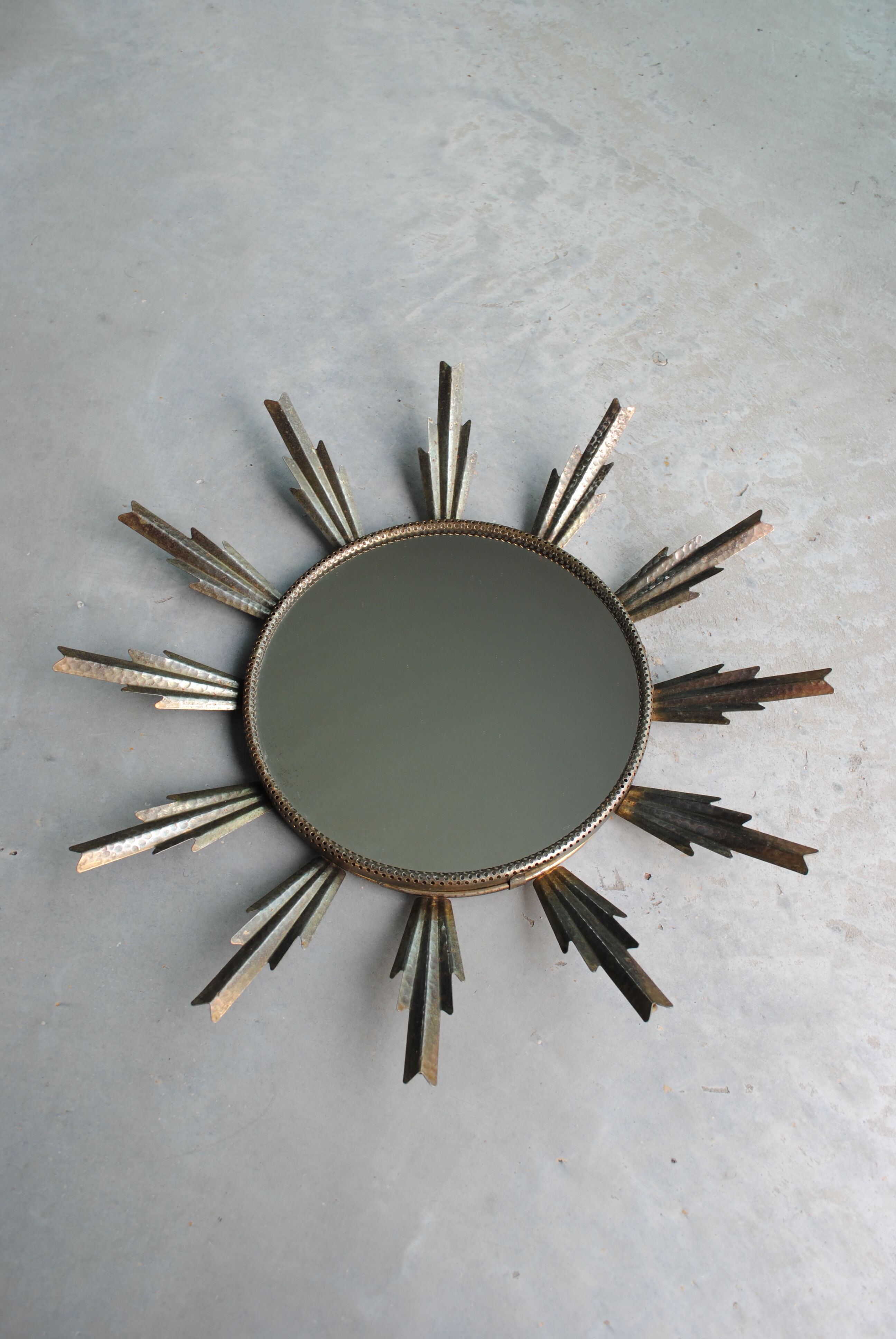 Vintage sun mirror 1970 - 48cm