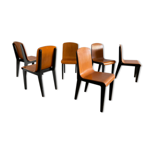 6 chaises vintage en