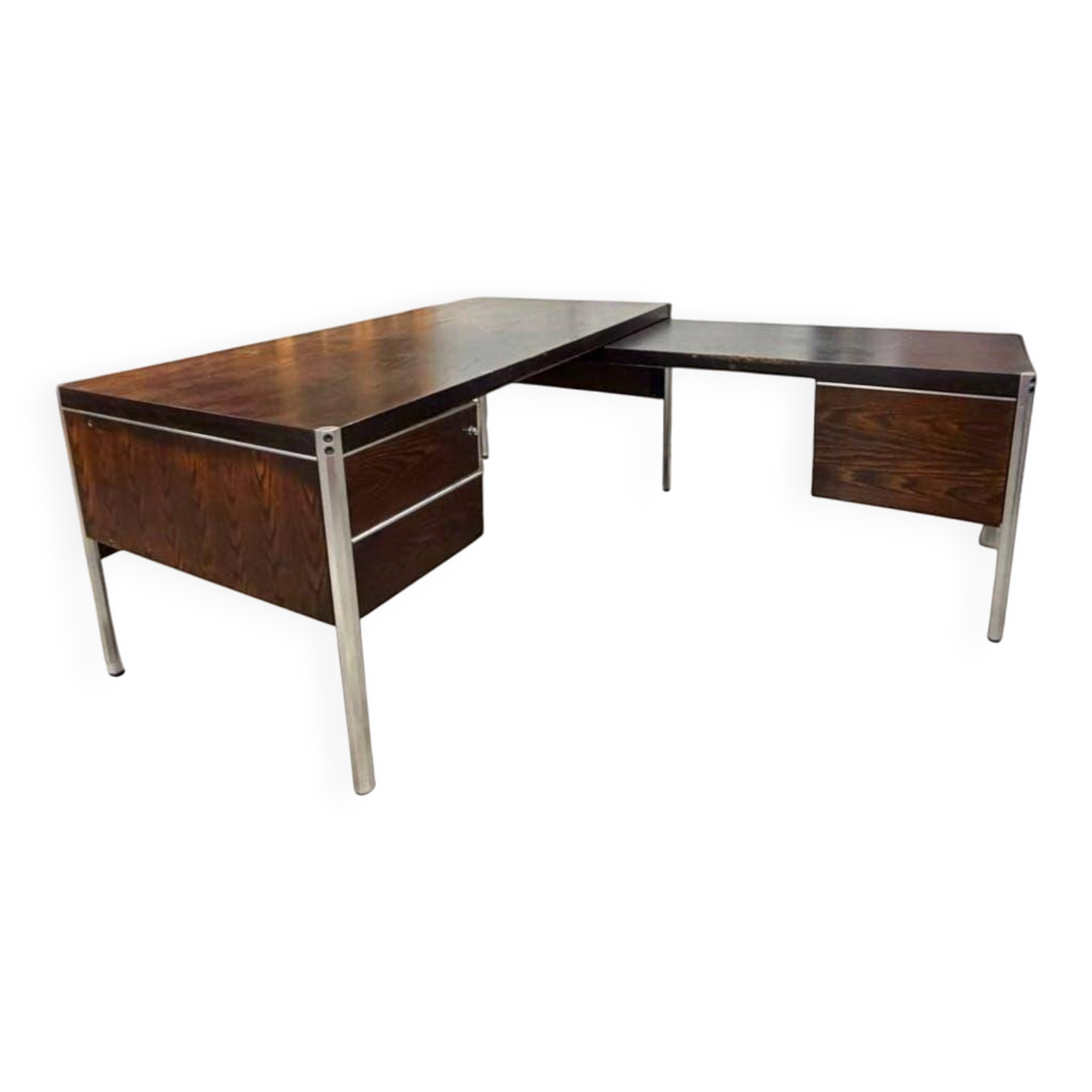 XL vintage executive desk / EFAC corner desk