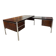 XL vintage executive desk / EFAC corner desk