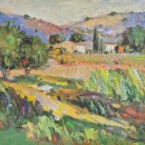 Provençal Landscape - Oil on canvas