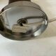 Vintage Chrome and Leatherette Lamp Base Roche Bobois 1975