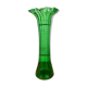 Green glass vase