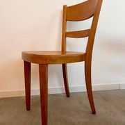 Lot 12 wooden bistro chairs by Horgen Glarus 70s vintage