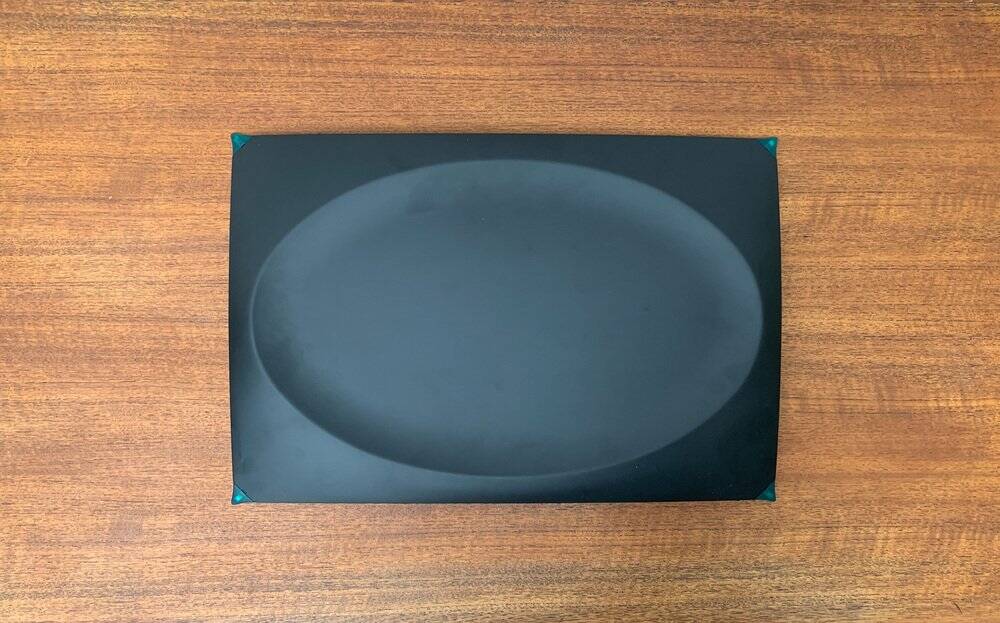 Postmodern Italian Voilà Voilà metal bowl by Philippe Starck for Alessi, 1980s.