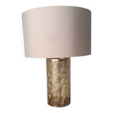 Lampe à poser soie véritable