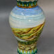 Oriental earthenware vase
