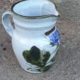 Set of 2 ceramic pitchers from Vallauris Kostanda and Thiry