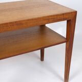 Ensemble de 2 tables d'appoint avec étagère en teck par Severin Hansen pour Haslev Furniture des années 1960