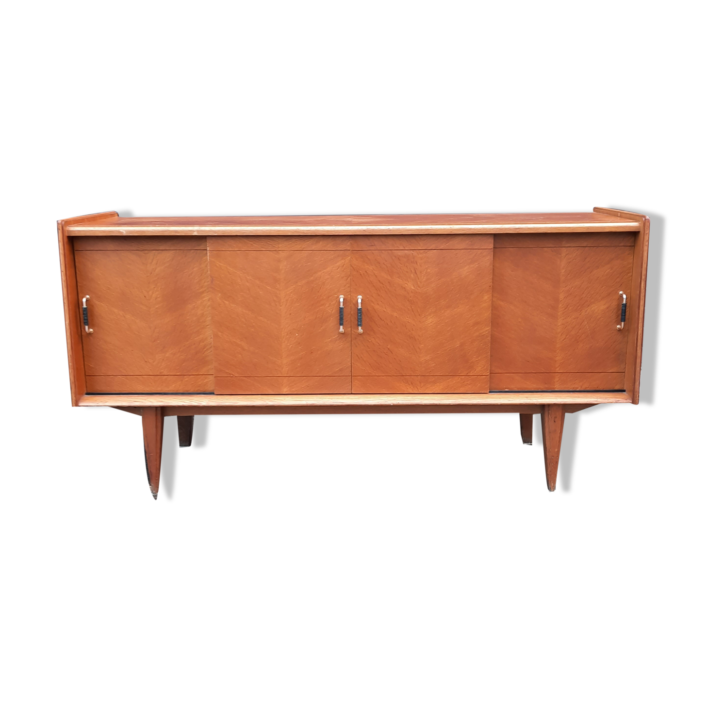 Vintage sideboard 4 sliding doors
