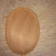 Old rattan mirror 43x31cm