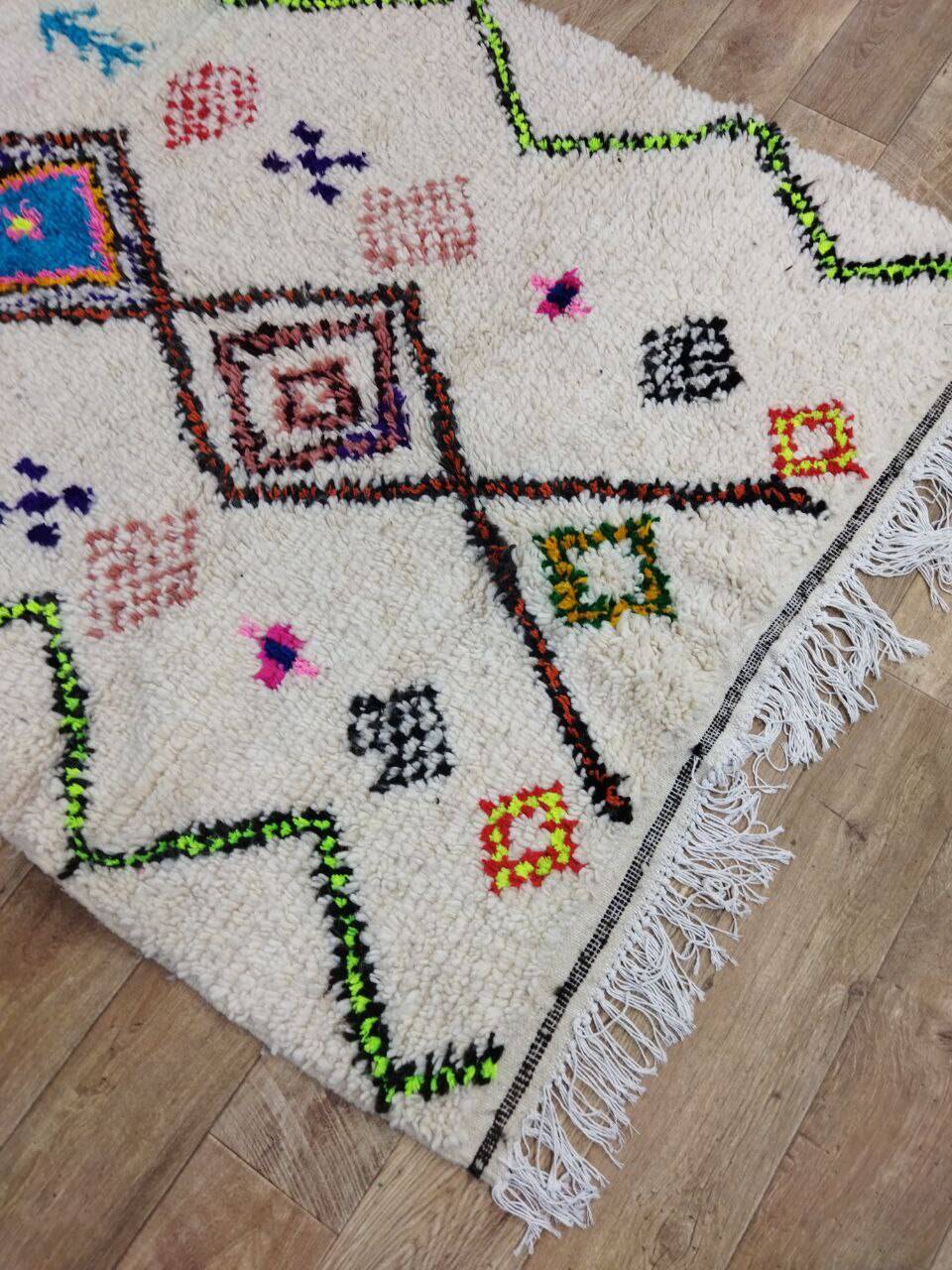 Handmade Moroccan Berber Rug 255 X 138 CM