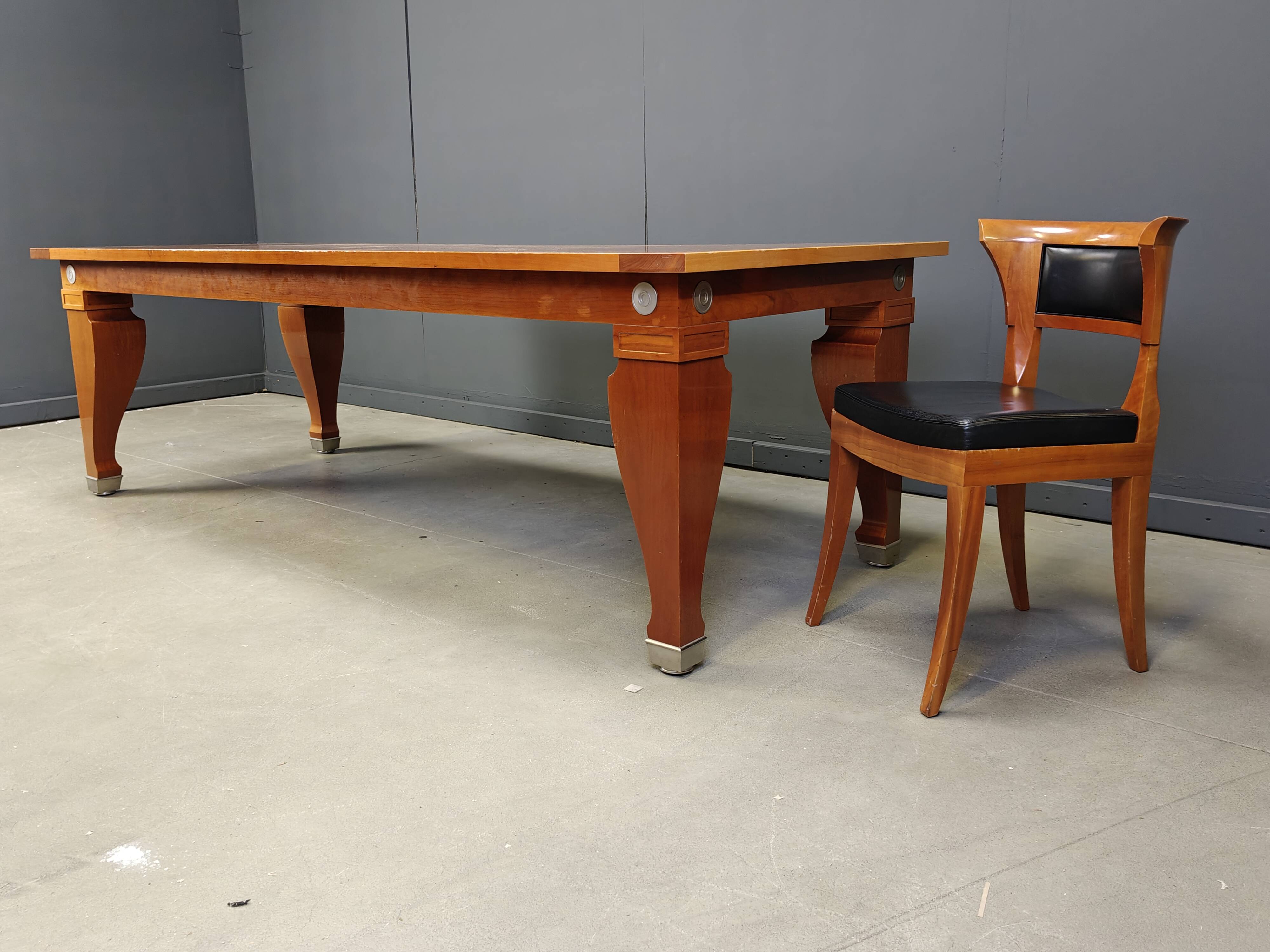 Mensa Magna Dining table by Leon Krier for Giorgetti, 1990s