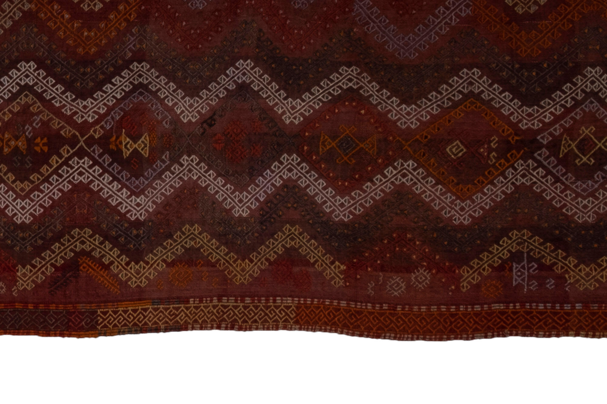 Jajim Kilim Runner Rug, 1970s 75 x 380 cm