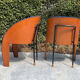 Set of 4 Postmodern Ligne Roset armchairs from the 1980s.
