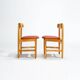 Set of 8 Mid Century Dining Chairs by Borge Mogensen, Swedish Design 1950’s