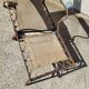 Folding camping chaise longue armchair empire of the 19th century