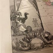 Old illustrated map of Africa