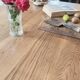 Farm table and bench ("A frame") in solid French oak.