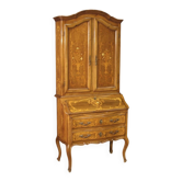 Italian trumeau in inlaid wood in Louis XV style