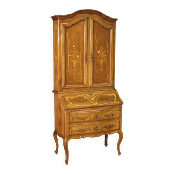 Italian trumeau in inlaid wood in Louis XV style