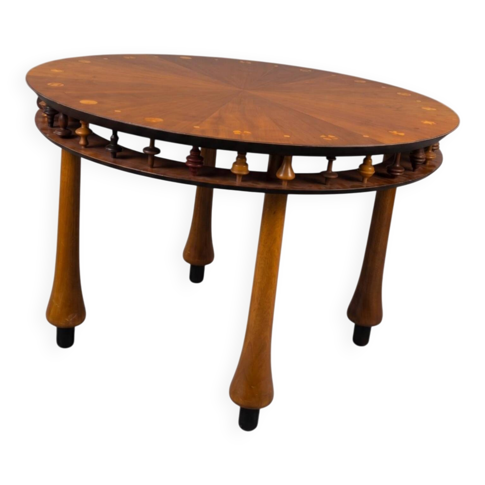 Unique cherry-wood table from Italy 60/70'