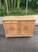 Louis XVI buffet renovated in solid oak from the 19th century, 140cm.