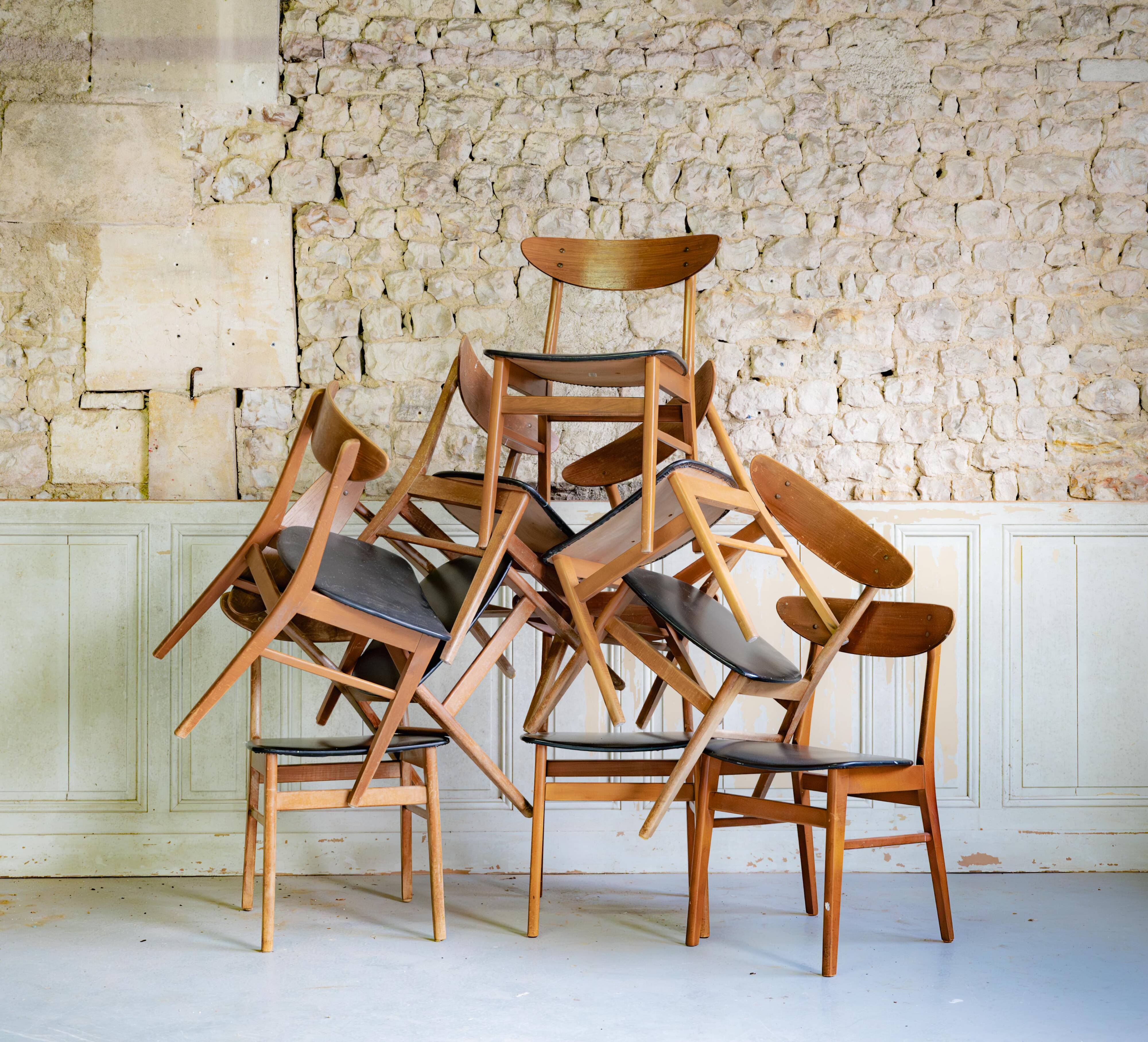 Lot 6 chaises Farstrup 210