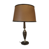 Vintage leather and brass lamp the Tanner