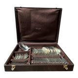 Silver metal cutlery set
