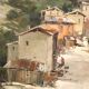 Signed Italian landscape painting from the 20th century
