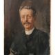 Oil painting on canvas, late 19th century, portrait