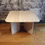 Square travertine coffee table 70x70cm