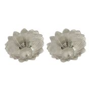 Lot of 2 Murano Style Glass Sputnik Chandelier Flush Mount, Mazzega Zuccher