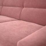 Canapé rose, design scandinave