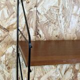 60s 70s teak string shelf wall shelf Danish design Denmark