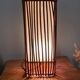 Lampe vintage en osier