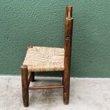 Straw children's chair