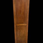 Oak double curtain file cabinet from the 1940s