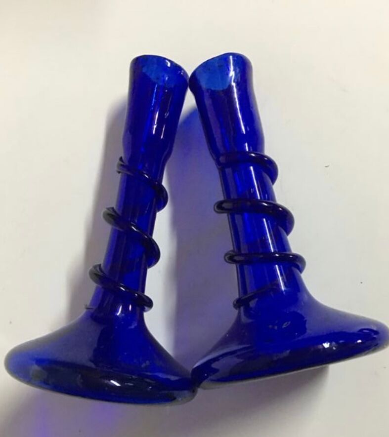 Candle holders pair