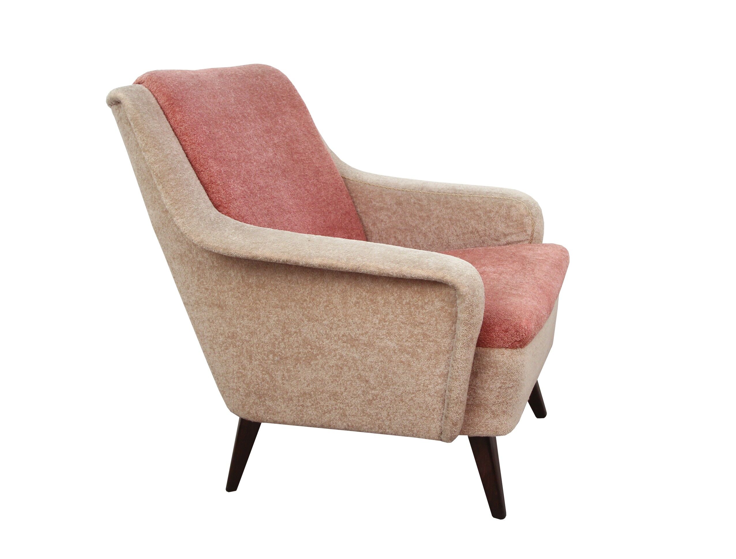 Bicolor fauteuil des années 1950