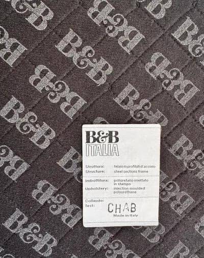 B&b italia corner sofa “ray” + b&b italia/maxalto “cratis” carpet