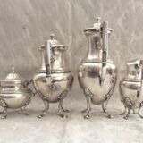 Tea & coffee service pieces jugendstil wmf 1910 art nouveau plaqué silver