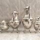 Service a thé & café jugendstil wmf 1910 art nouveau plaqué argent