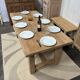Solid oak farmhouse table